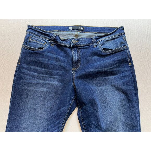 Kut From The Kloth Women's Toothpick Skinny Jeans Denim Size 16 Blue Medium Wash - Picture 5 of 11